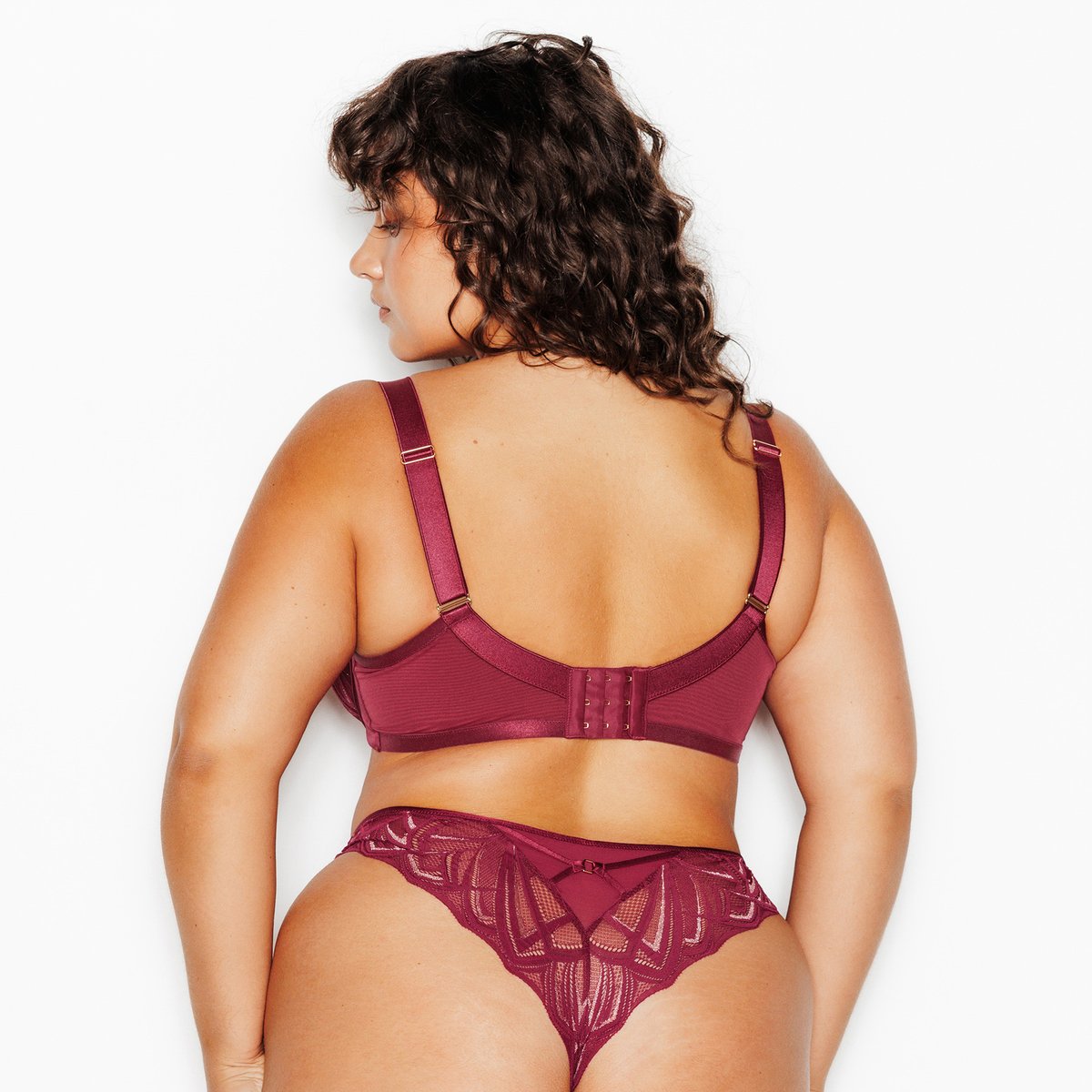Soutien-gorge corbeille JAINA bordeaux, ROUGEGORGE LINGERIE