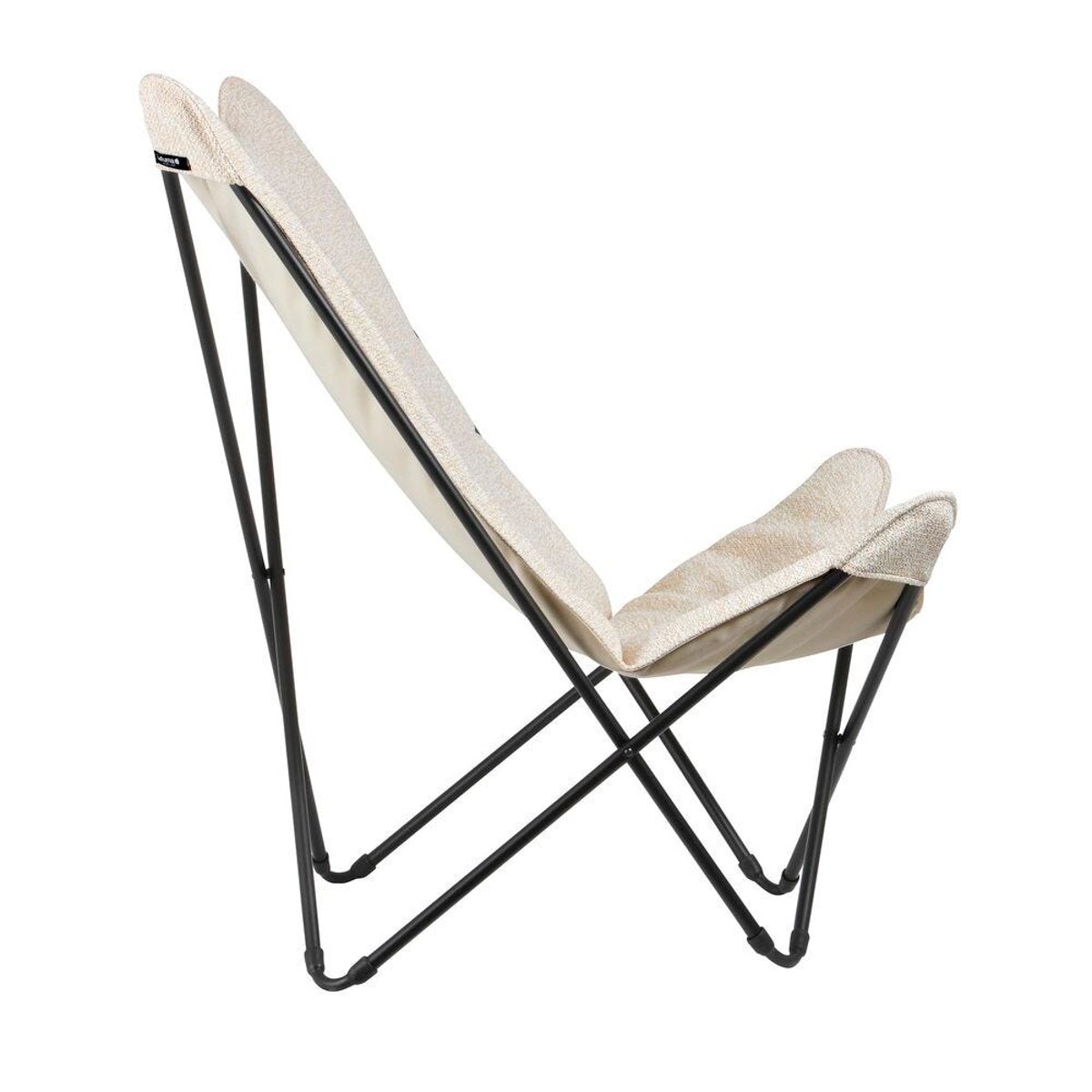 Fauteuil papillon matelassé grande largeur - SPHINX creme, LAFUMA MOBILIER