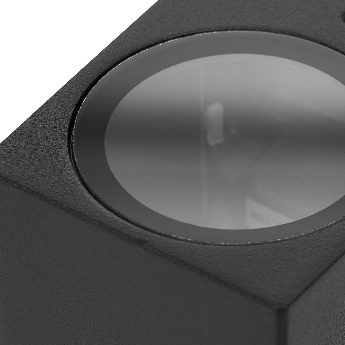 Applique extérieure en aluminium moderne noir, PRIOS