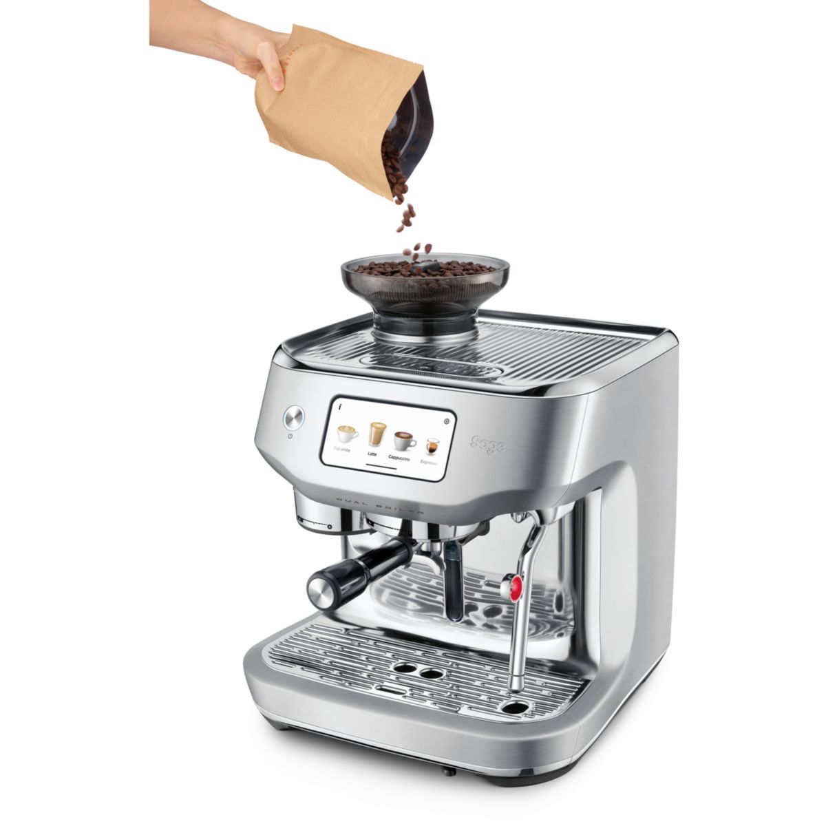 Machine à expresso SES995BSS4EEU1 couleur unique, SAGE APPLIANCES
