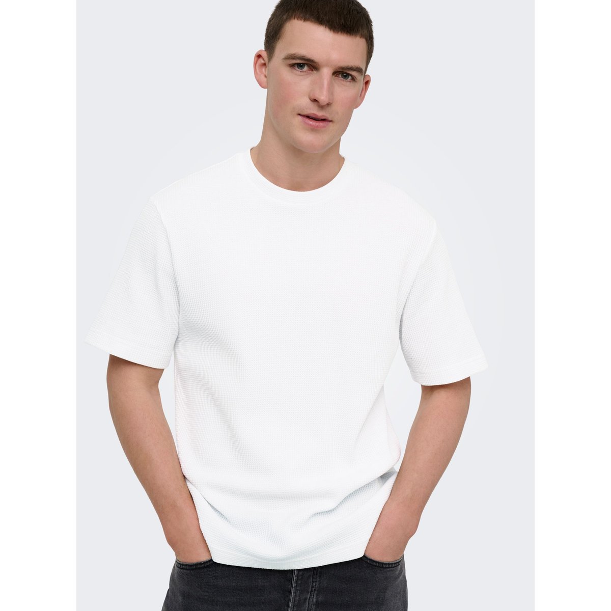 T-Shirt bright white, ONLY & SONS
