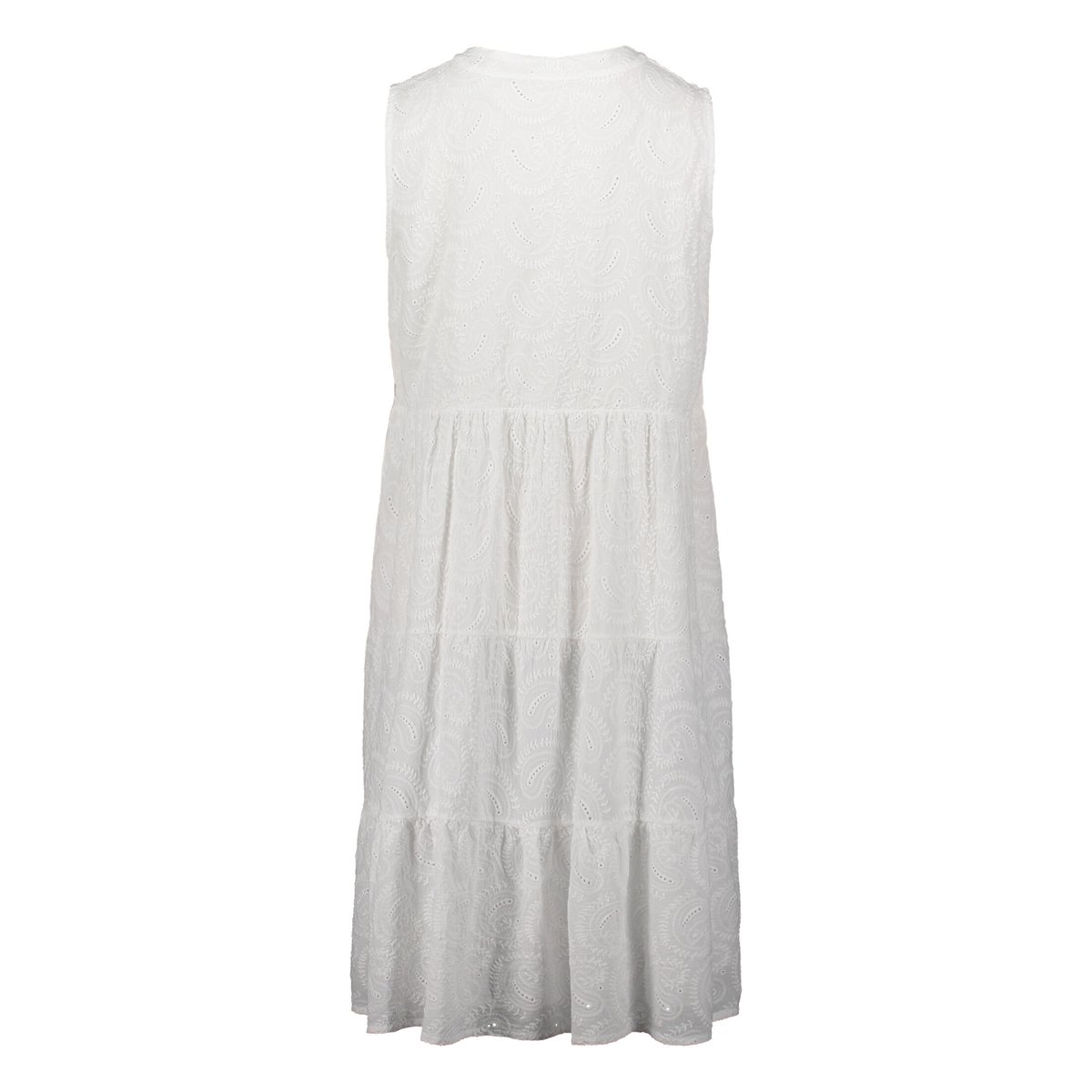 Robe en dentelle à motif ajouré blanc, CARTOON