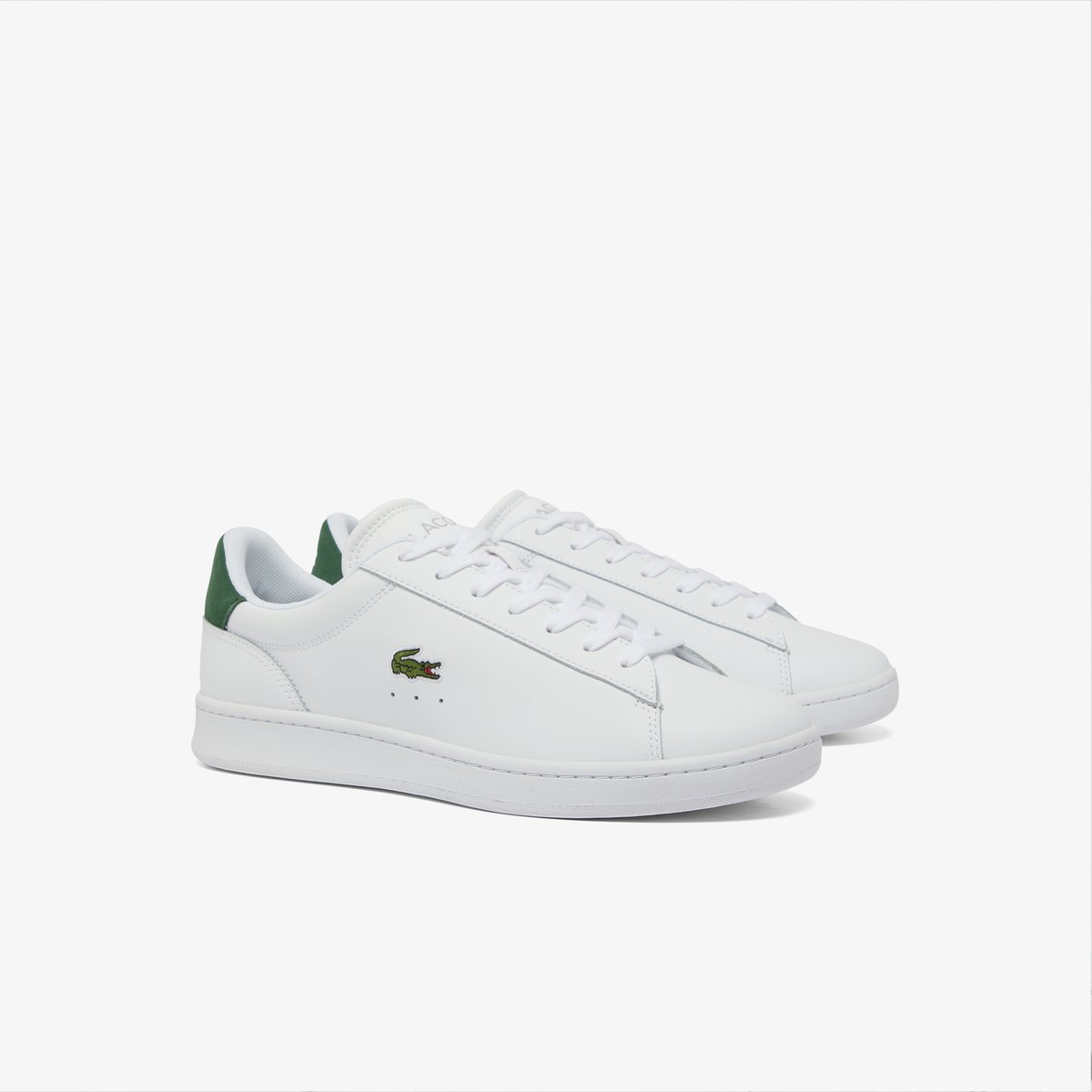 Sneakers Carnaby Set homme en cuir blanc-1r5, LACOSTE
