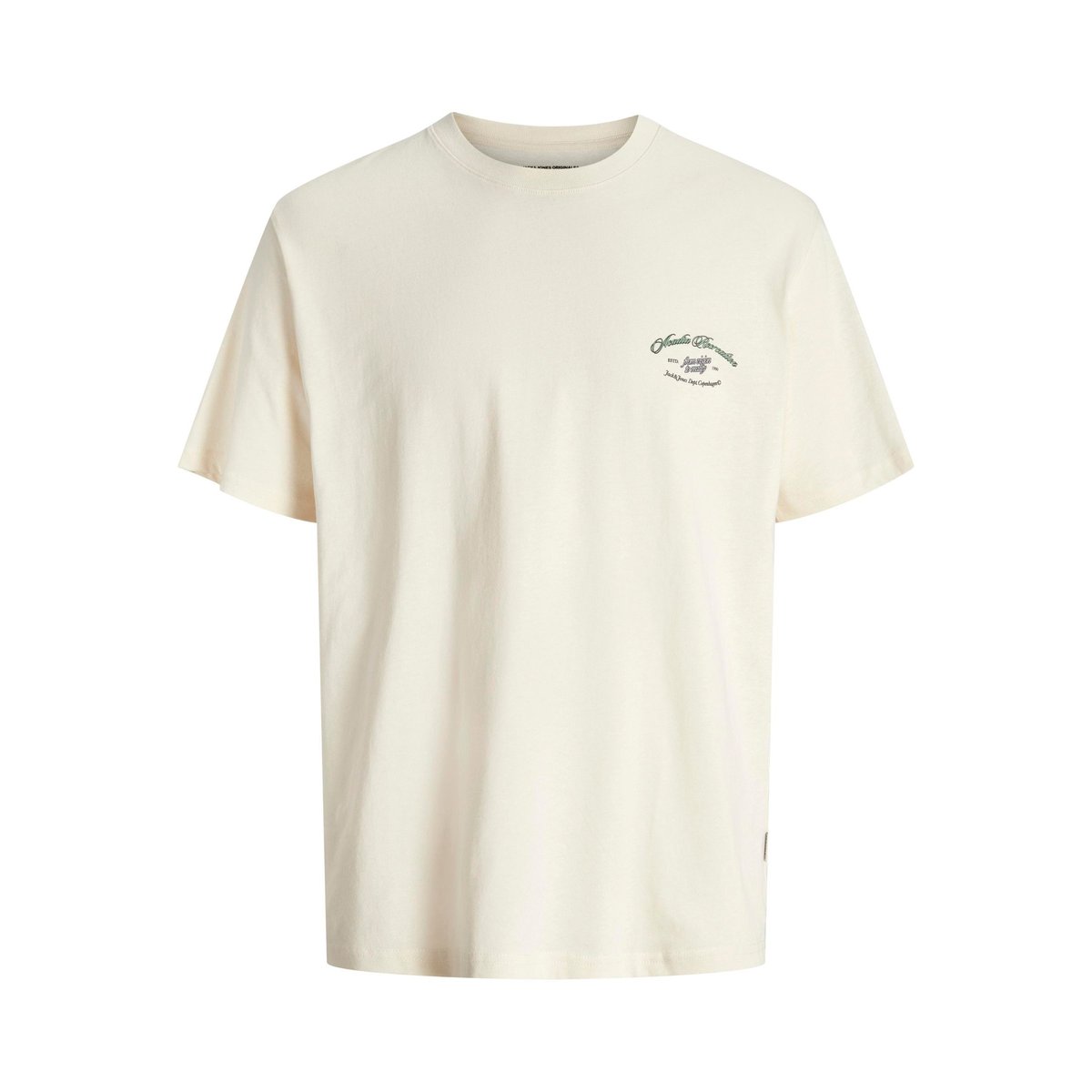 T-Shirt antique white, JACK & JONES