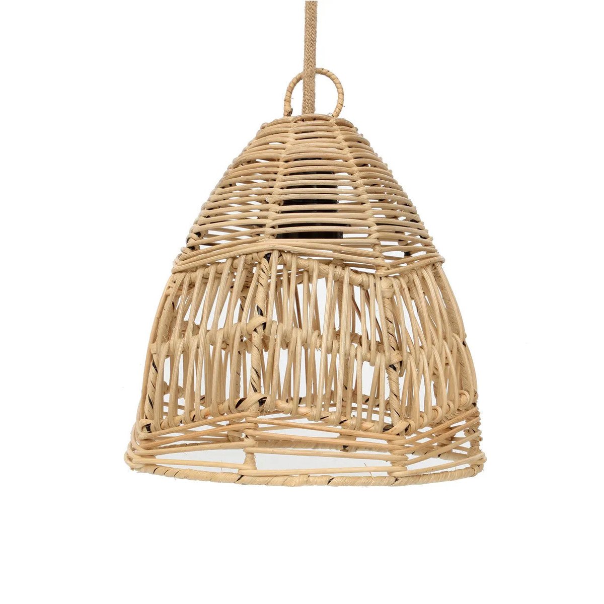 Suspension en rotin BALA beige, BAZAR BIZAR