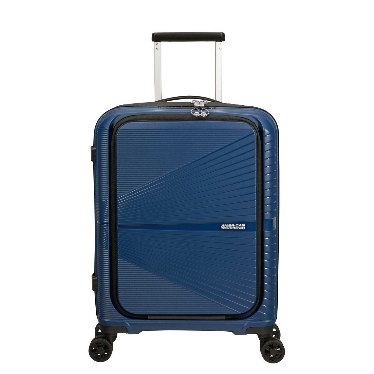 Mala de cabine superleve, 55 cm, 4 rodas, bolso para portátil 15.6", azul meia-noite, da American To azul, AMERICAN TOURISTER