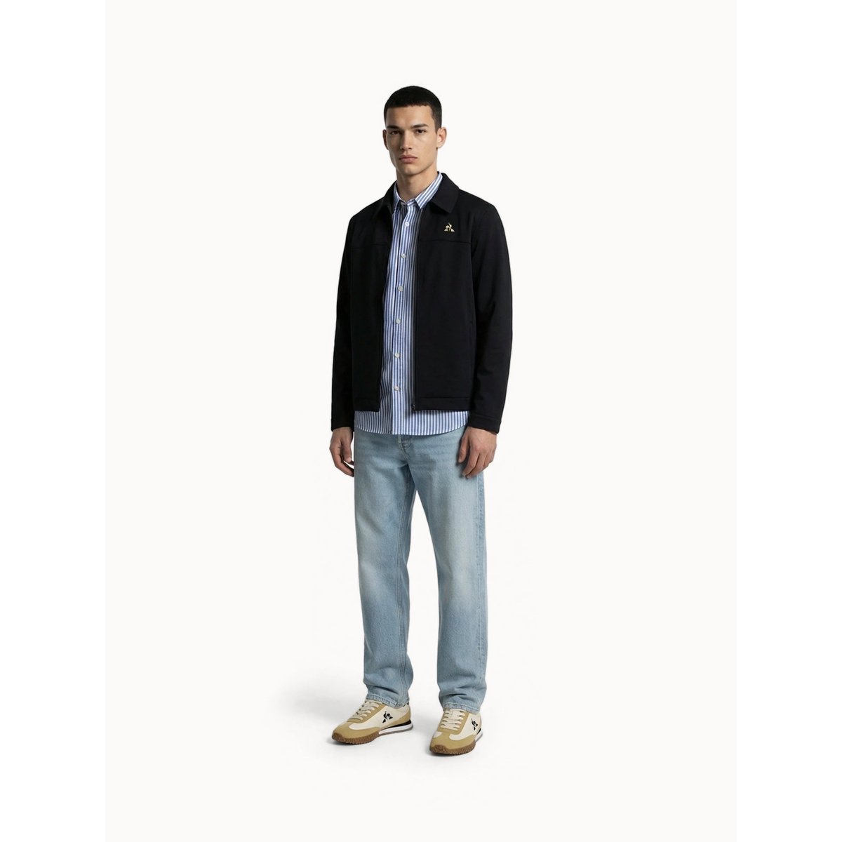 Veste zippée col polo Coq d'Or Coq d'Or black, LE COQ SPORTIF
