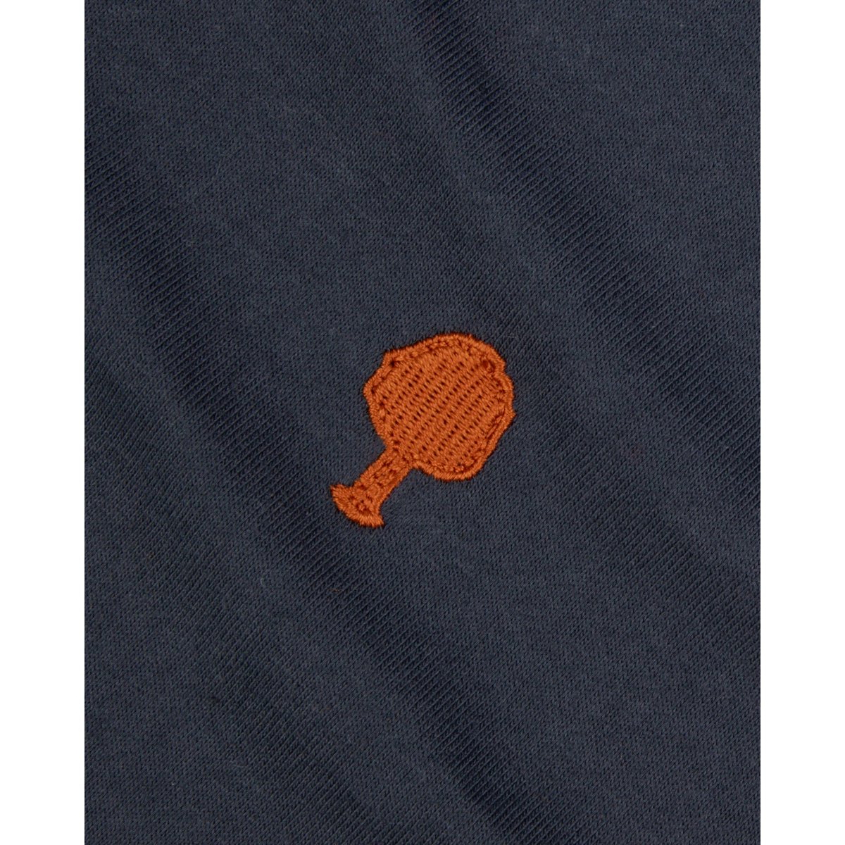T-shirt en maille marine grisé, FAGUO