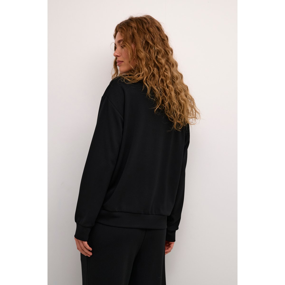Sweatshirt noir black deep, KAFFE