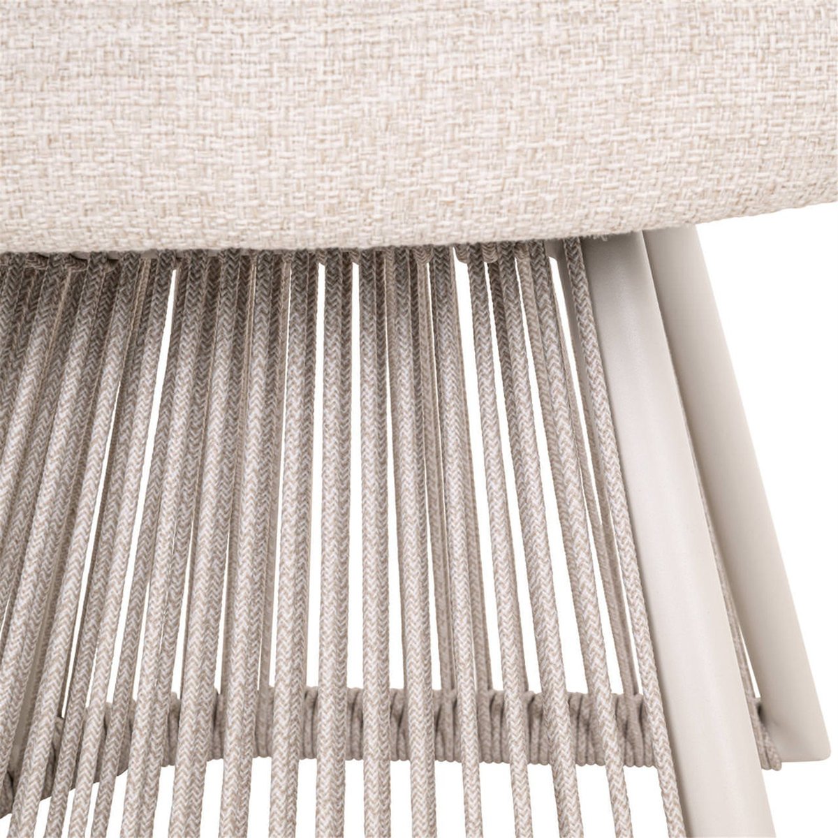 Chaise de repas outdoor en corde tressée beige alpine, RECOLLECTION