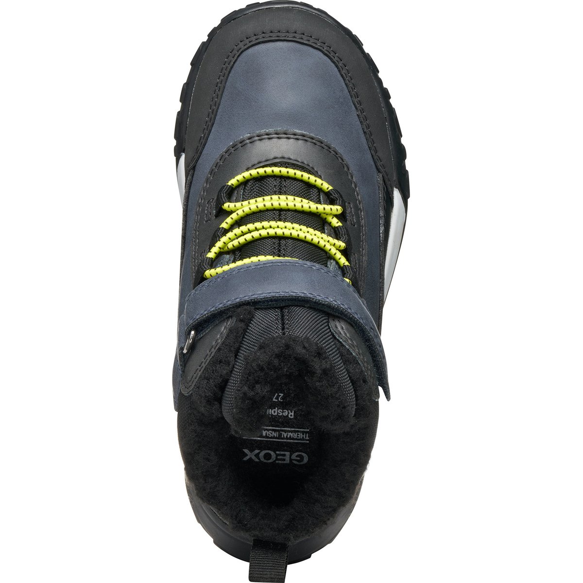 Bottes Et Bottines J TREKKYUP B ABX bleu marine/citron vert, GEOX