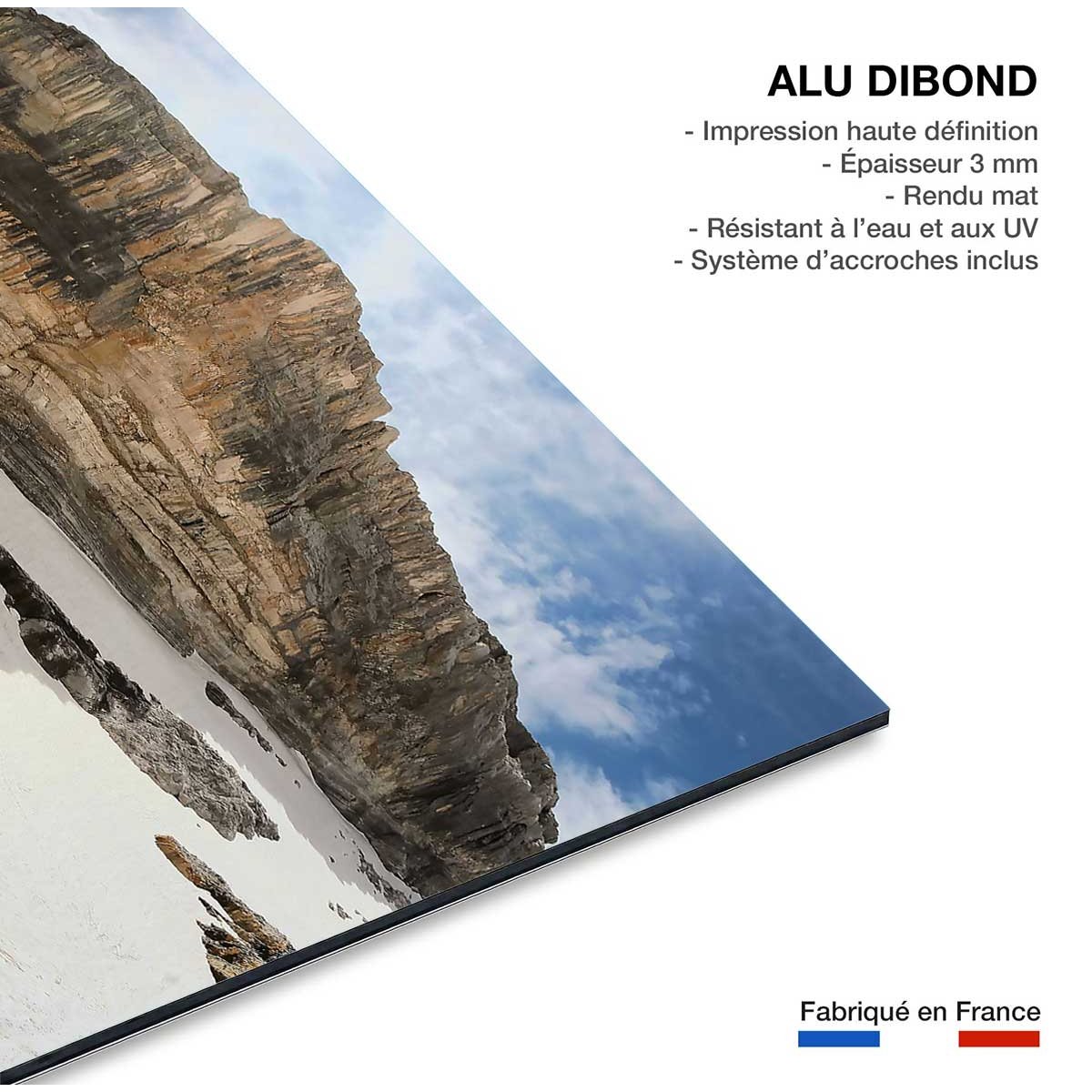 Tableau brèche de roland tableau alu dibond, HEXOA