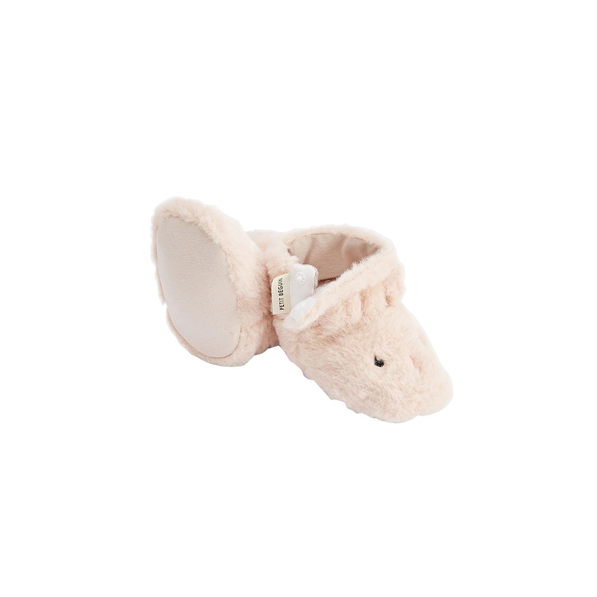 Chaussons bébé Yzé rose, PETIT BEGUIN