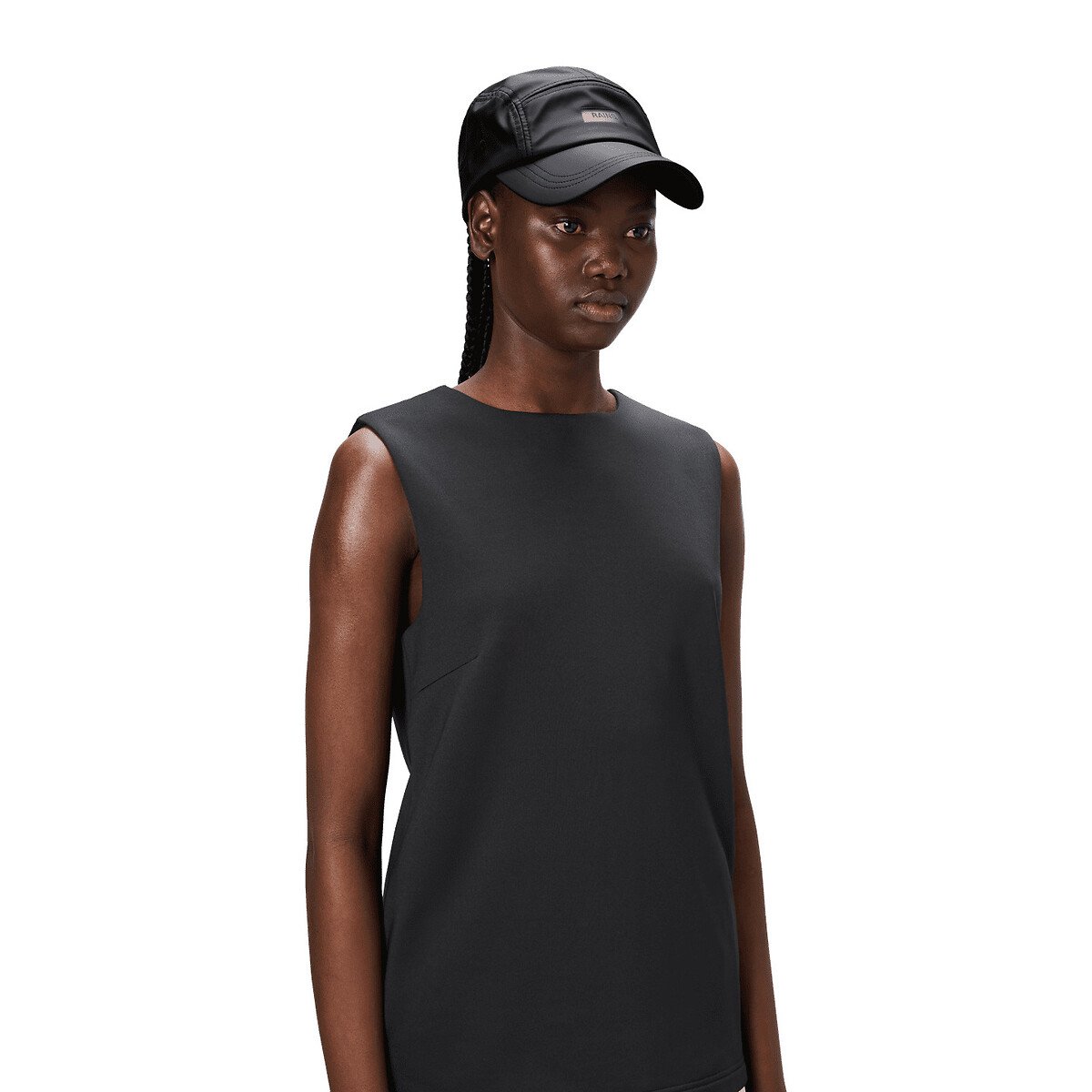 Casquette imperméable unisexe PANEL noir, RAINS