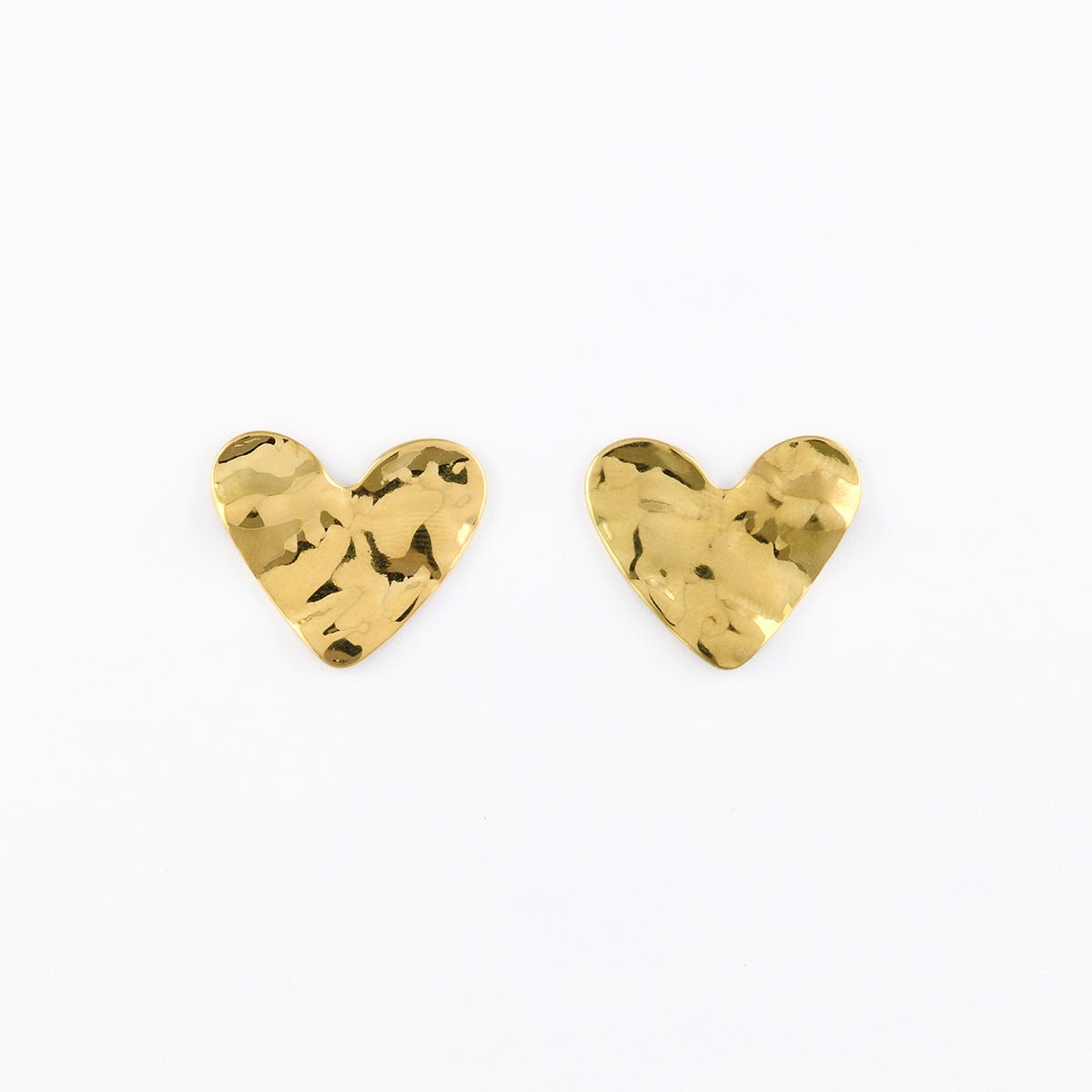 Boucles d'oreilles cœurs acier inoxydable aucun, BALABOOSTE