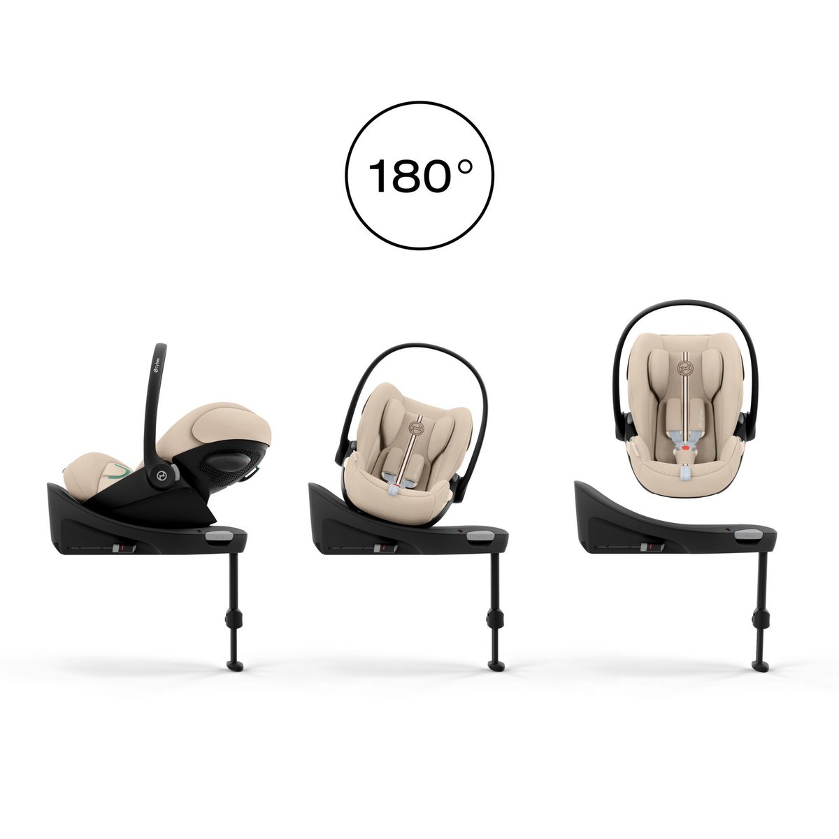 Base G3 ISOFIX rotative noir, CYBEX