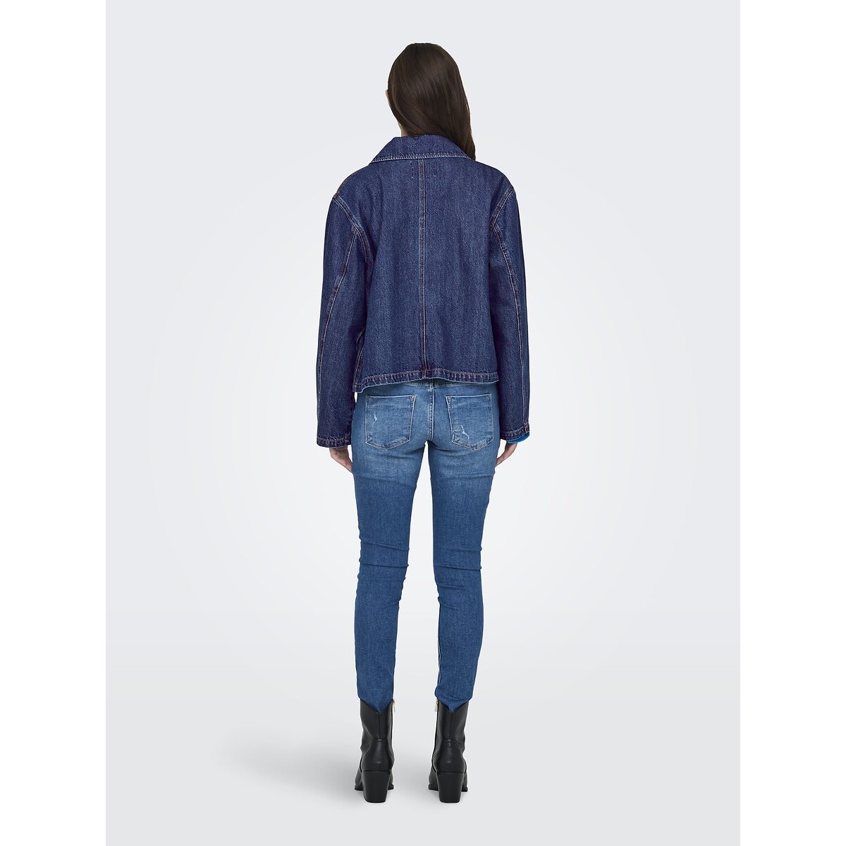Denim Jacket dark blue , ONLY