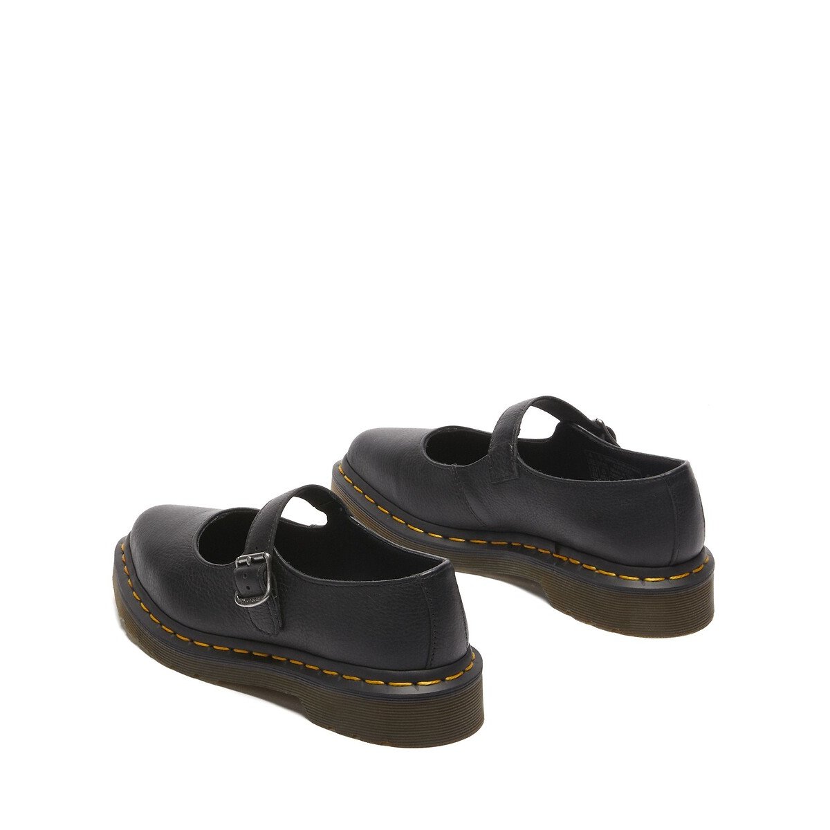 Babies Elphie Mary Jane en cuir Virginia noir, DR. MARTENS