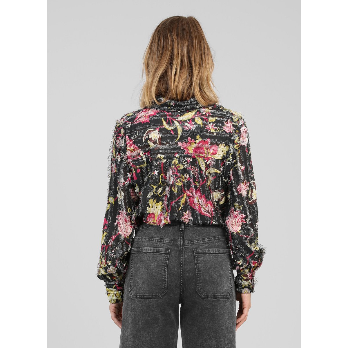 Chemise SOPHIKA jasione noir, AN'GE