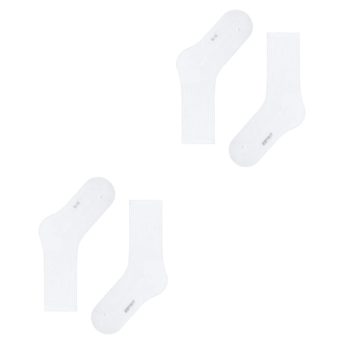 Chaussettes Basic Tennis 2-Pack Opaque variations de couleur, ESPRIT