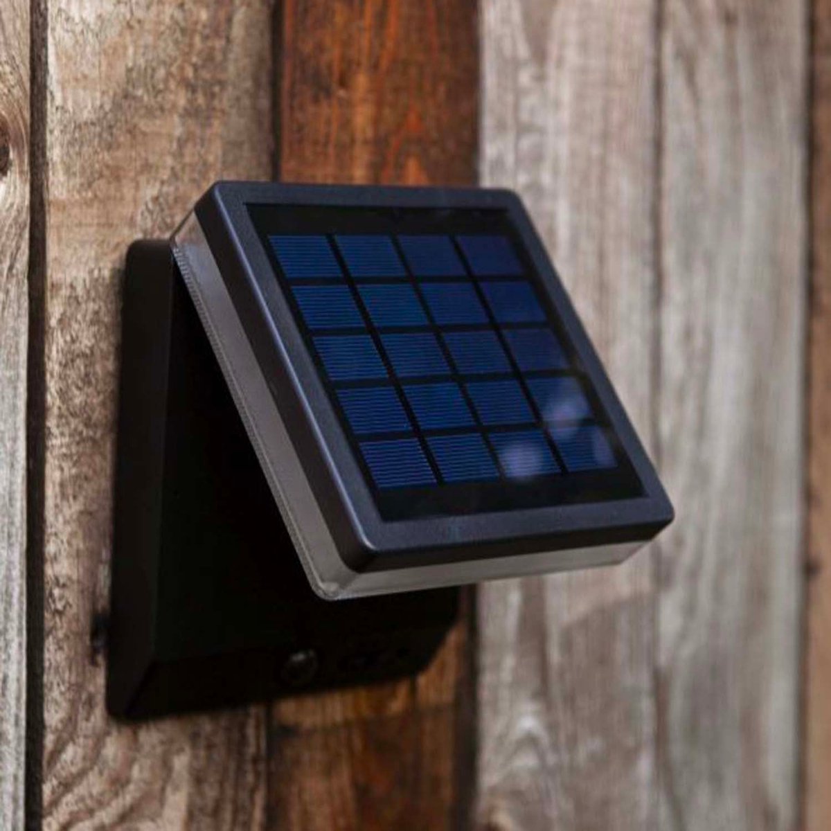Applique murale solaire MOZE SOLAR matt black, LUMISKY