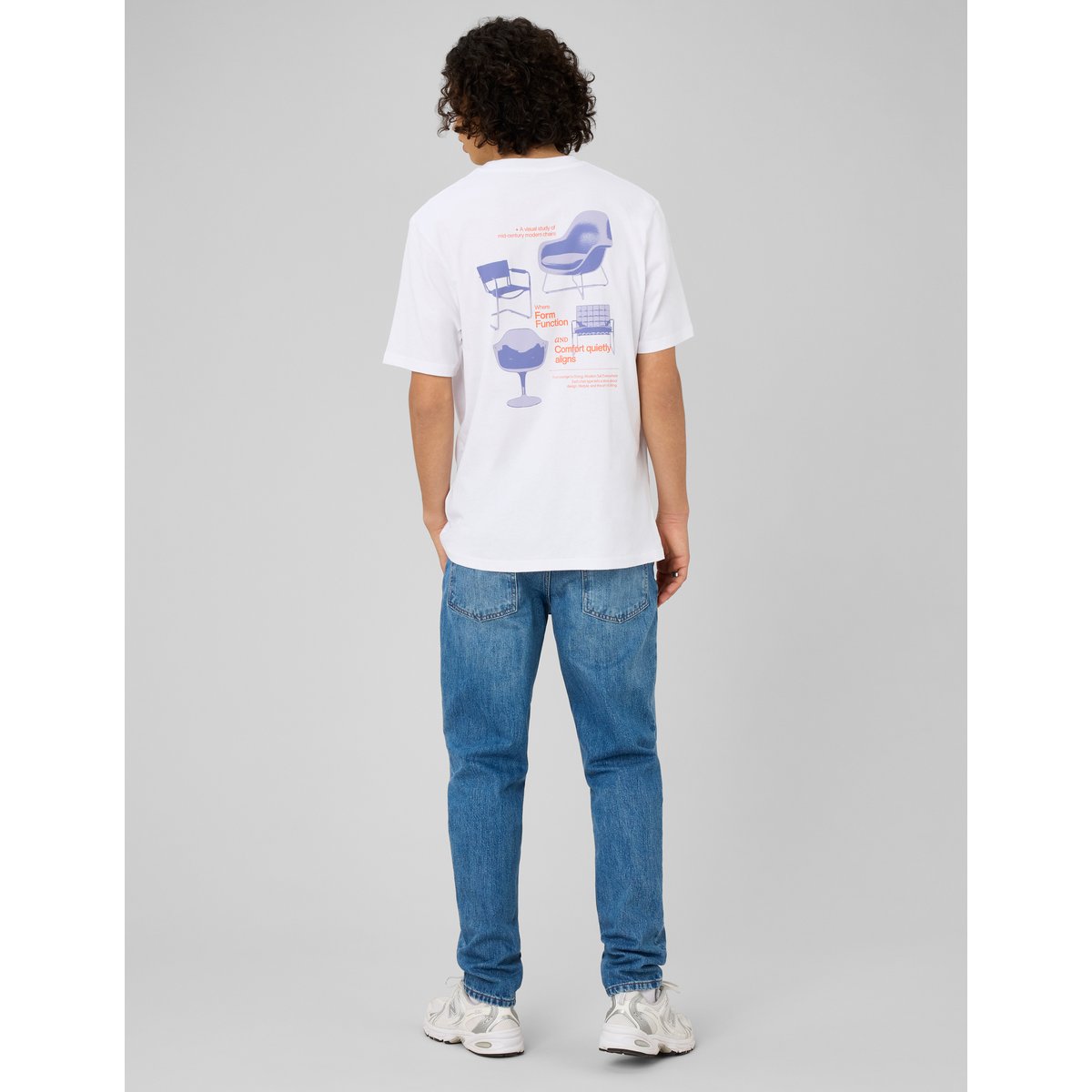 Jean relaxed 5 poches bleu foncé, BZB