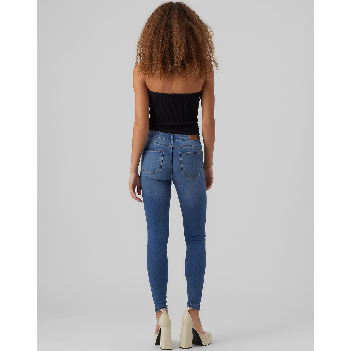 Slim Shape Up Jeans medium blue , VERO MODA