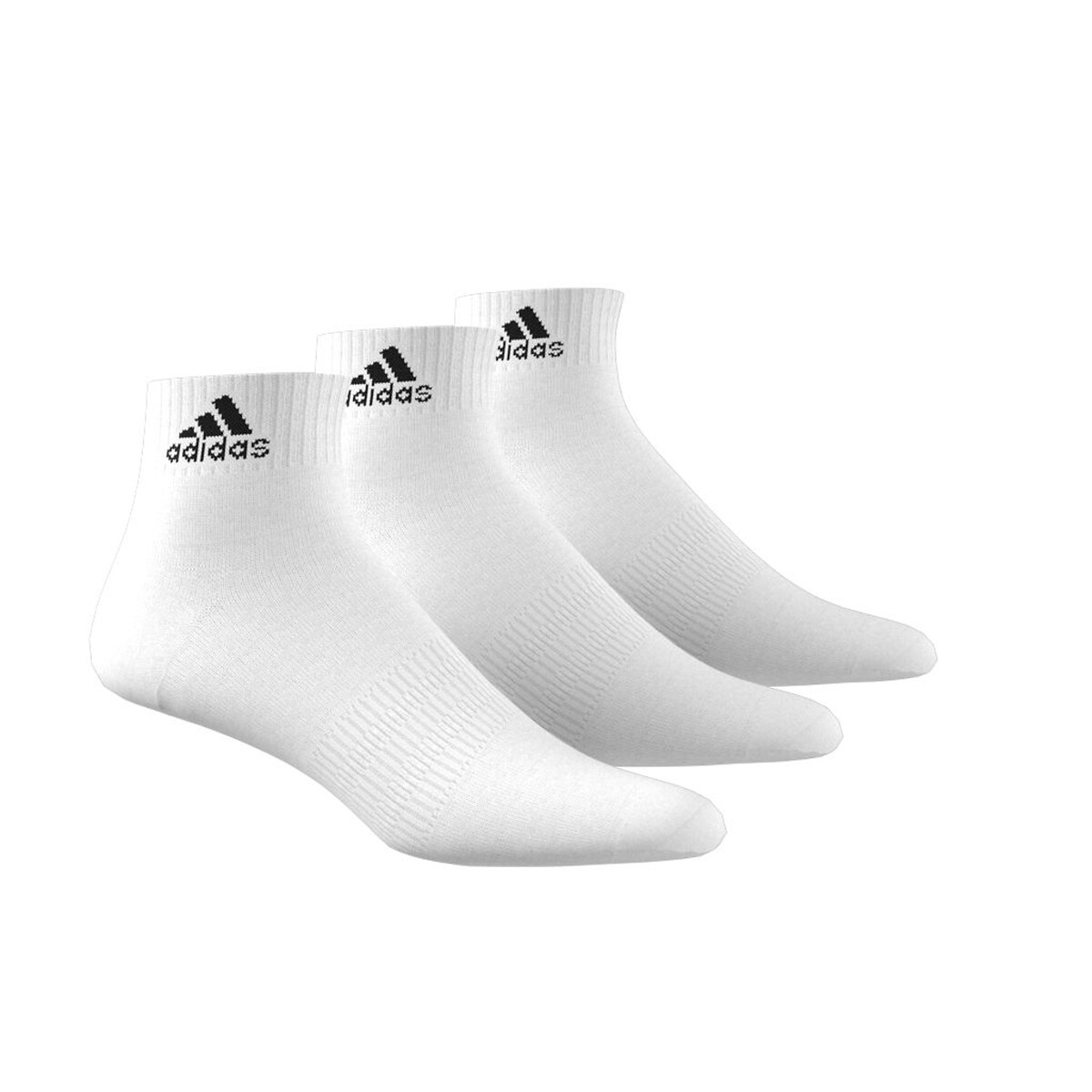 Pack of 3 Pairs of Sportswear Quilted Socks white + white + white, adidas Performance