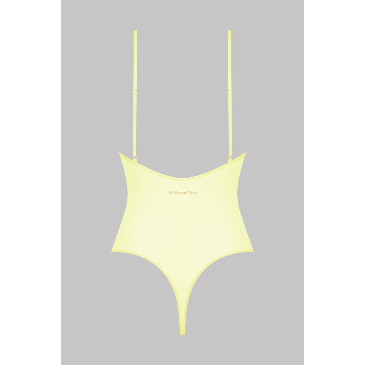 Body String DOUBLE SENS jaune, MAISON CLOSE