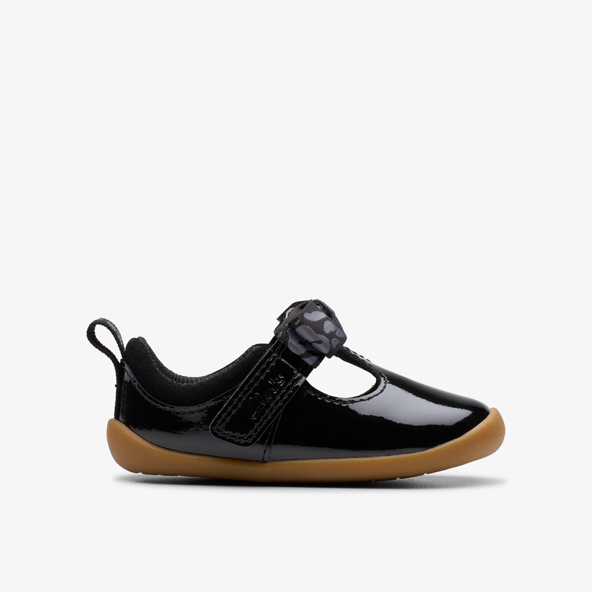 Escarpins Cuir Coupe Extra Large ROAMER TRIM T noir, CLARKS