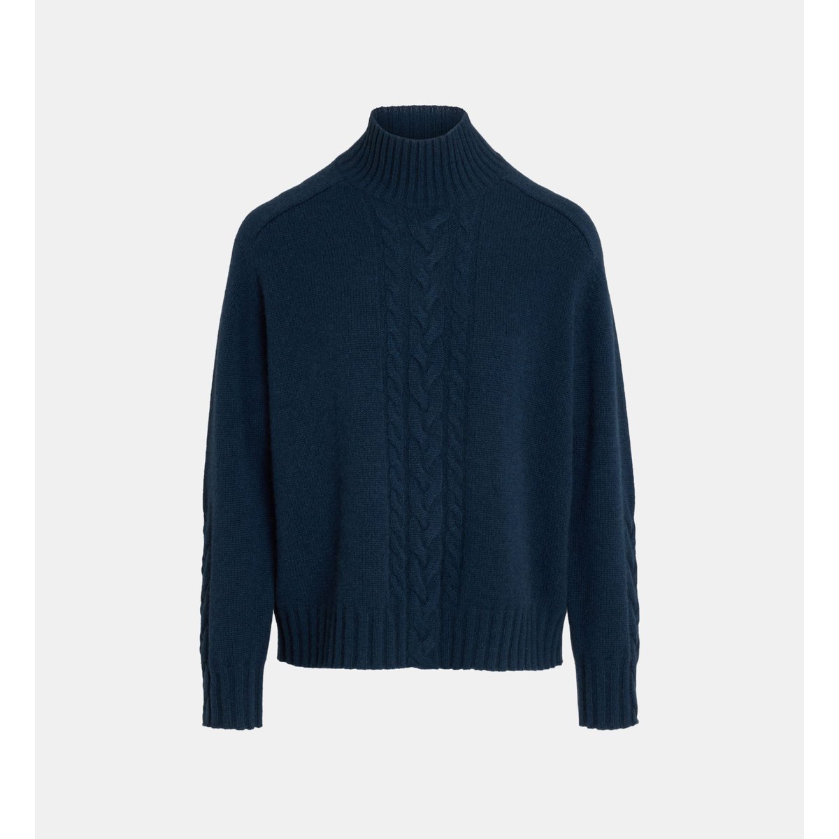 Pull droit feroe cachemire bleu marine, GALERIES LAFAYETTE