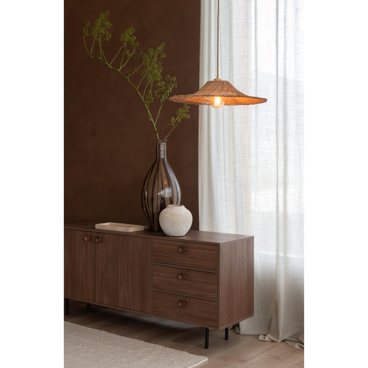 Lampe De Table Bambou BARBADOS naturel, GOOD & MOJO