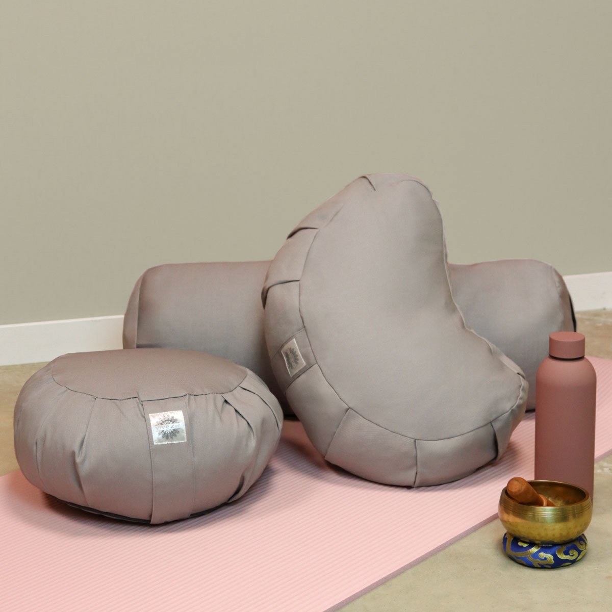 Traversin de yoga gris, VIVEZEN