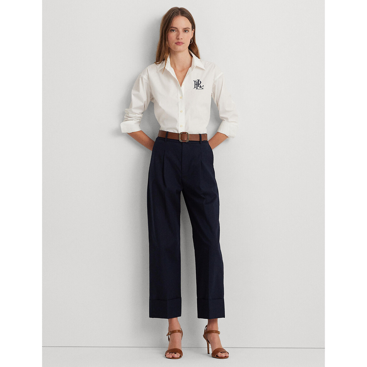 Chemise manches longues coton stretch KOTTA blanc, LAUREN RALPH LAUREN