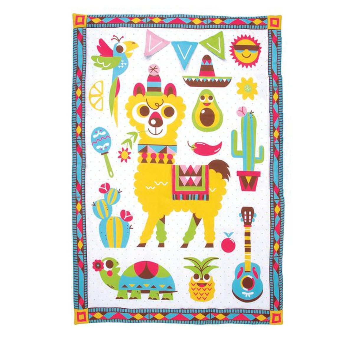 Tapis d'éveil Fiesta blanc, YOOKIDOO