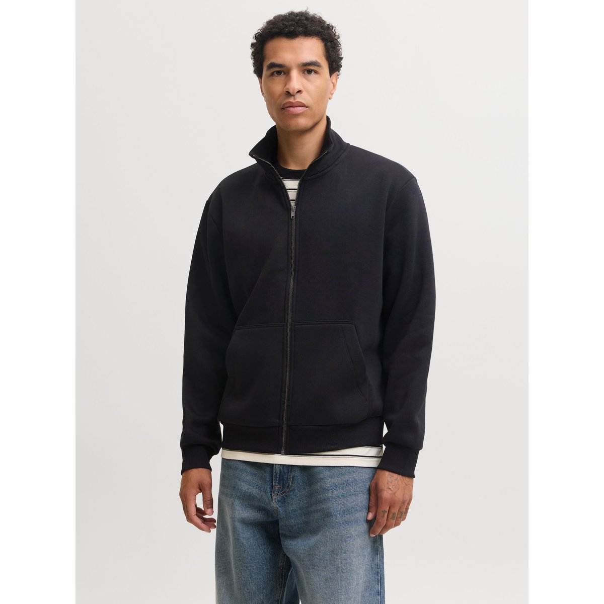 Sweat-Shirt black 1, JACK & JONES
