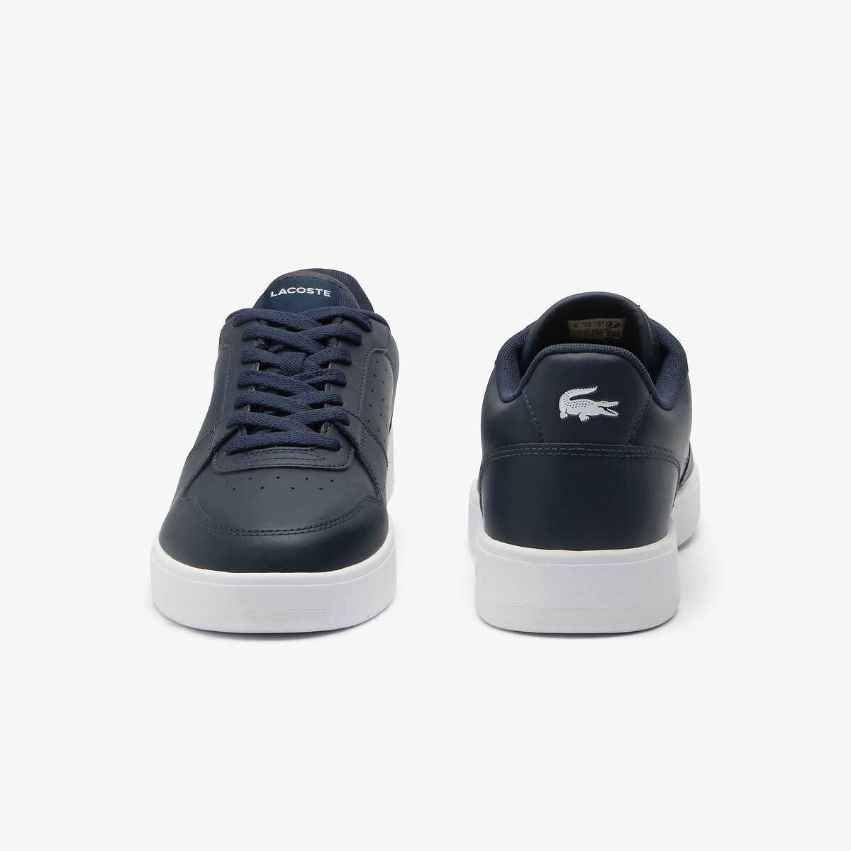 Sneakers Court Ace homme en cuir bleu-092, LACOSTE