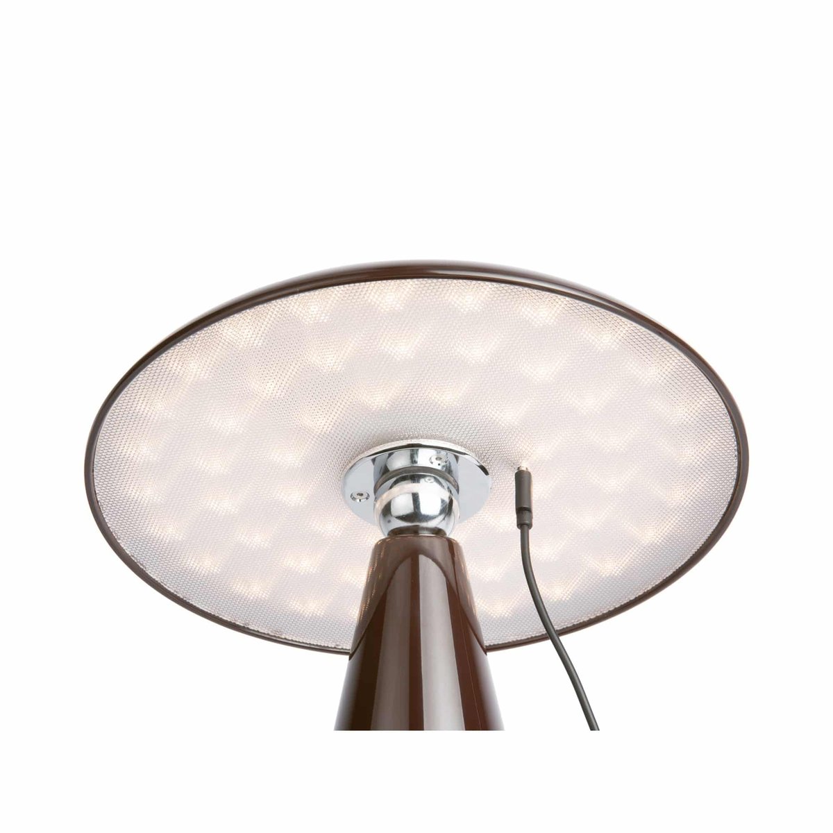 Lampe De Table Mélamine PHOEBE brun foncé, LEITMOTIV