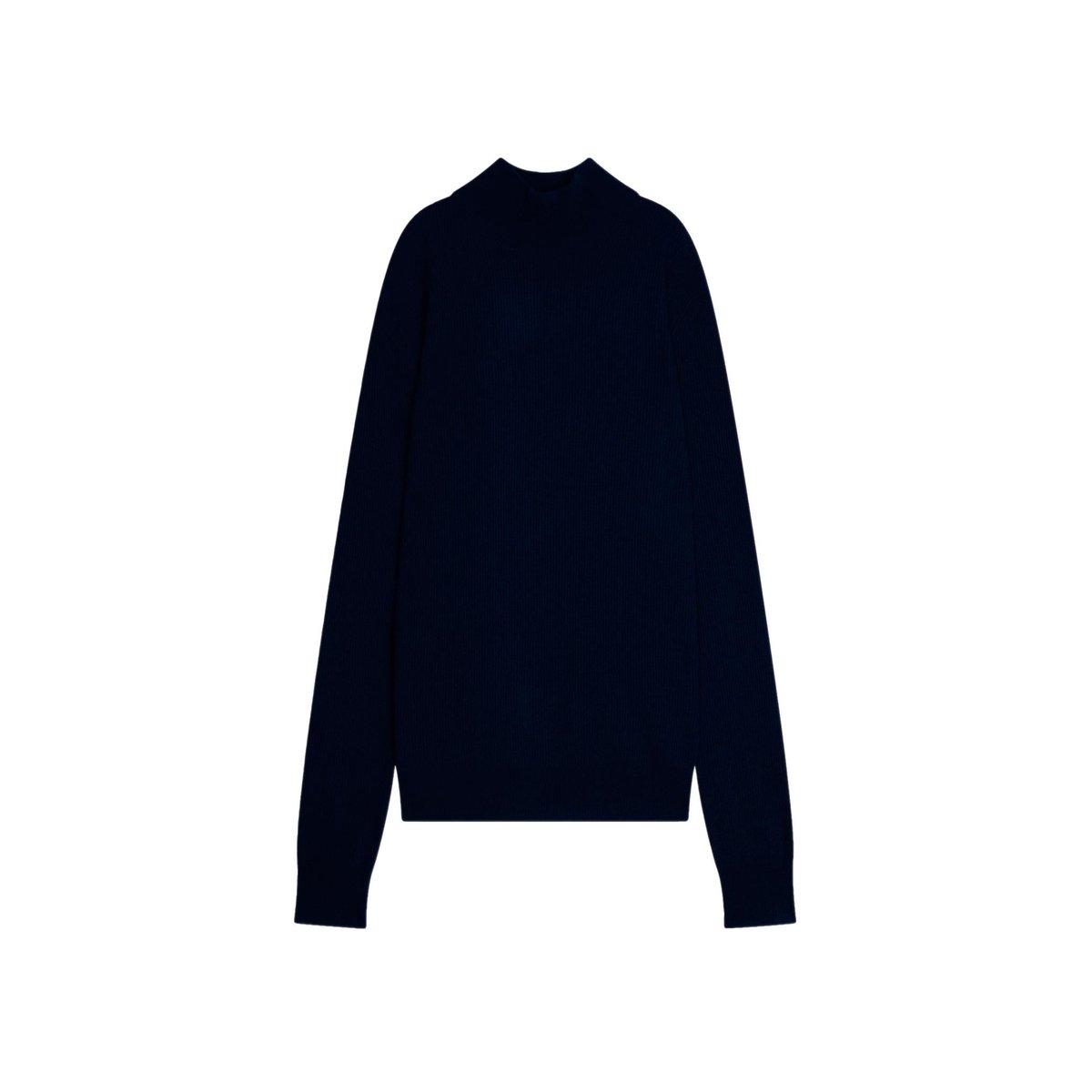 Pull Col Montant Navy Eva bleu foncé, JUST CASHMERE