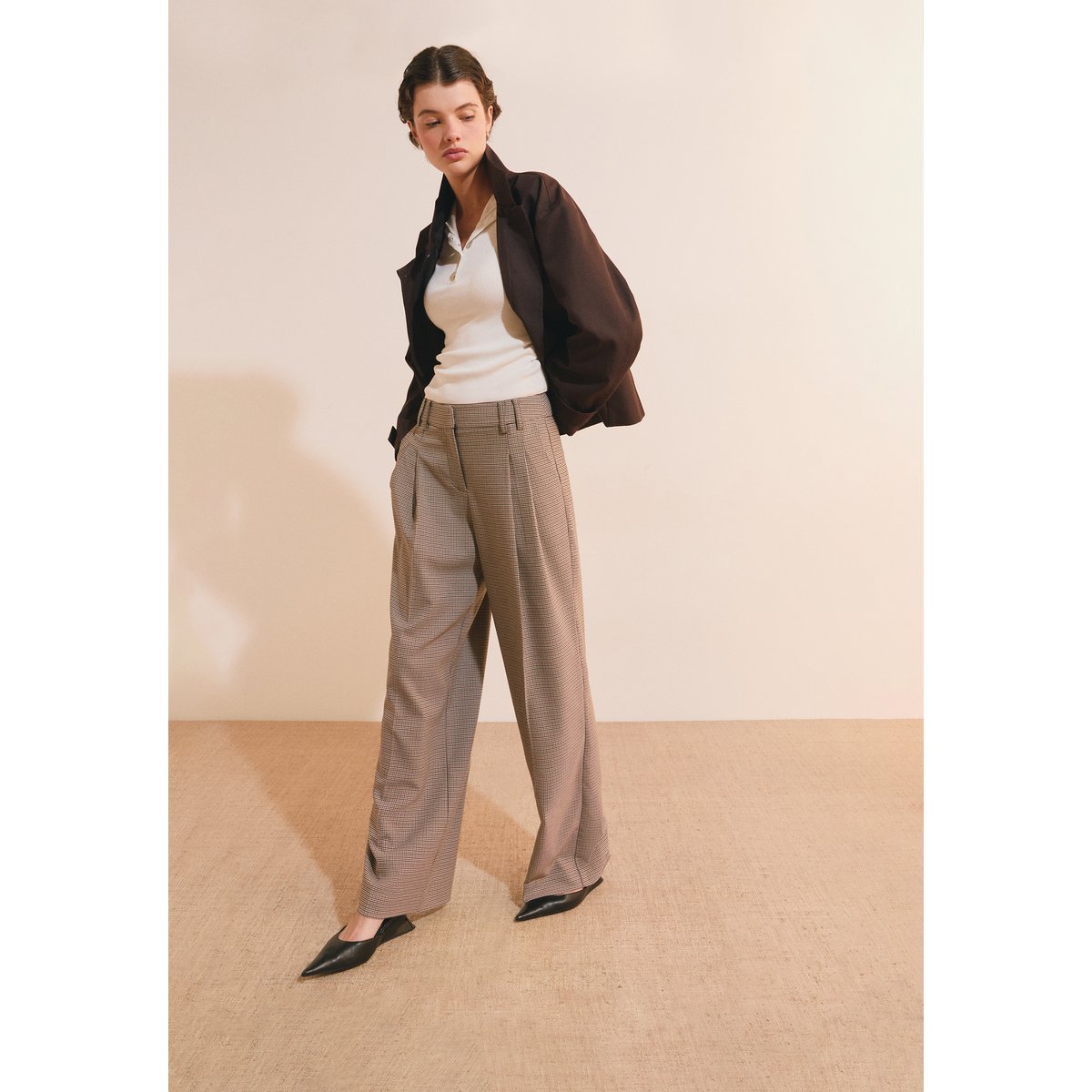 ETAM PANTALON JULIA PDP - PANTALON beige, ETAM