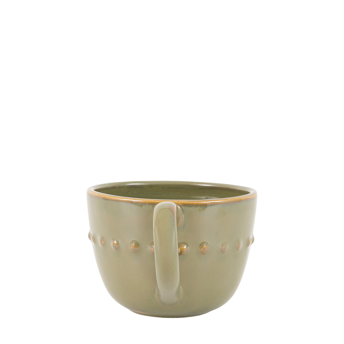 Set of 4 Harville Beaded Mugs in Olive olive, ÉDITÉ