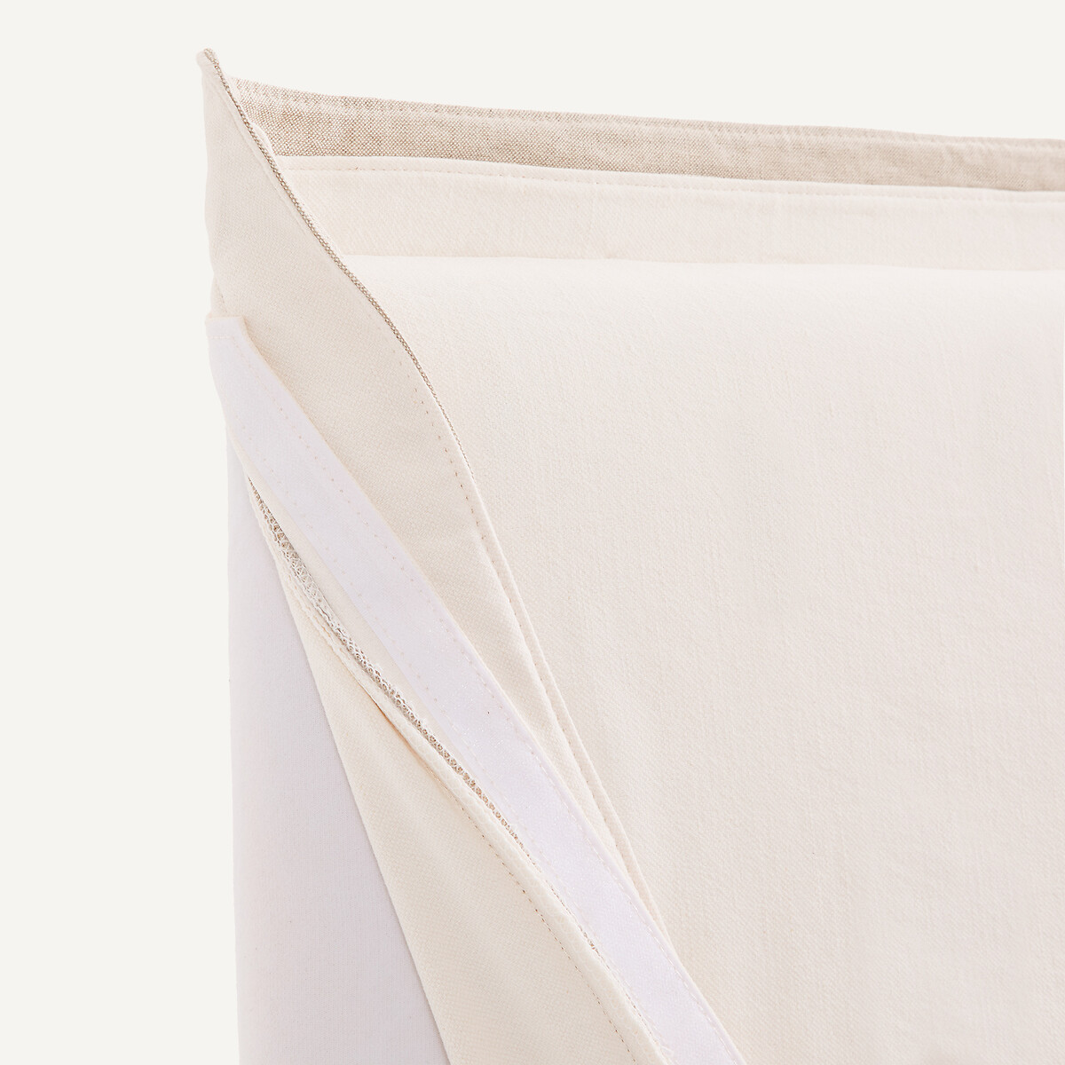 Housse pour tête de lit, en lin et coton, CONNOR blanc/lin, AM.PM