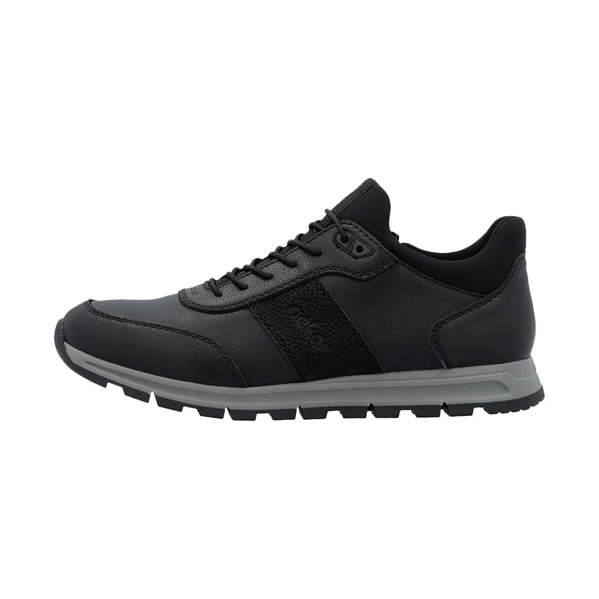 Basket Basse Cuir Rgd noir, RIEKER