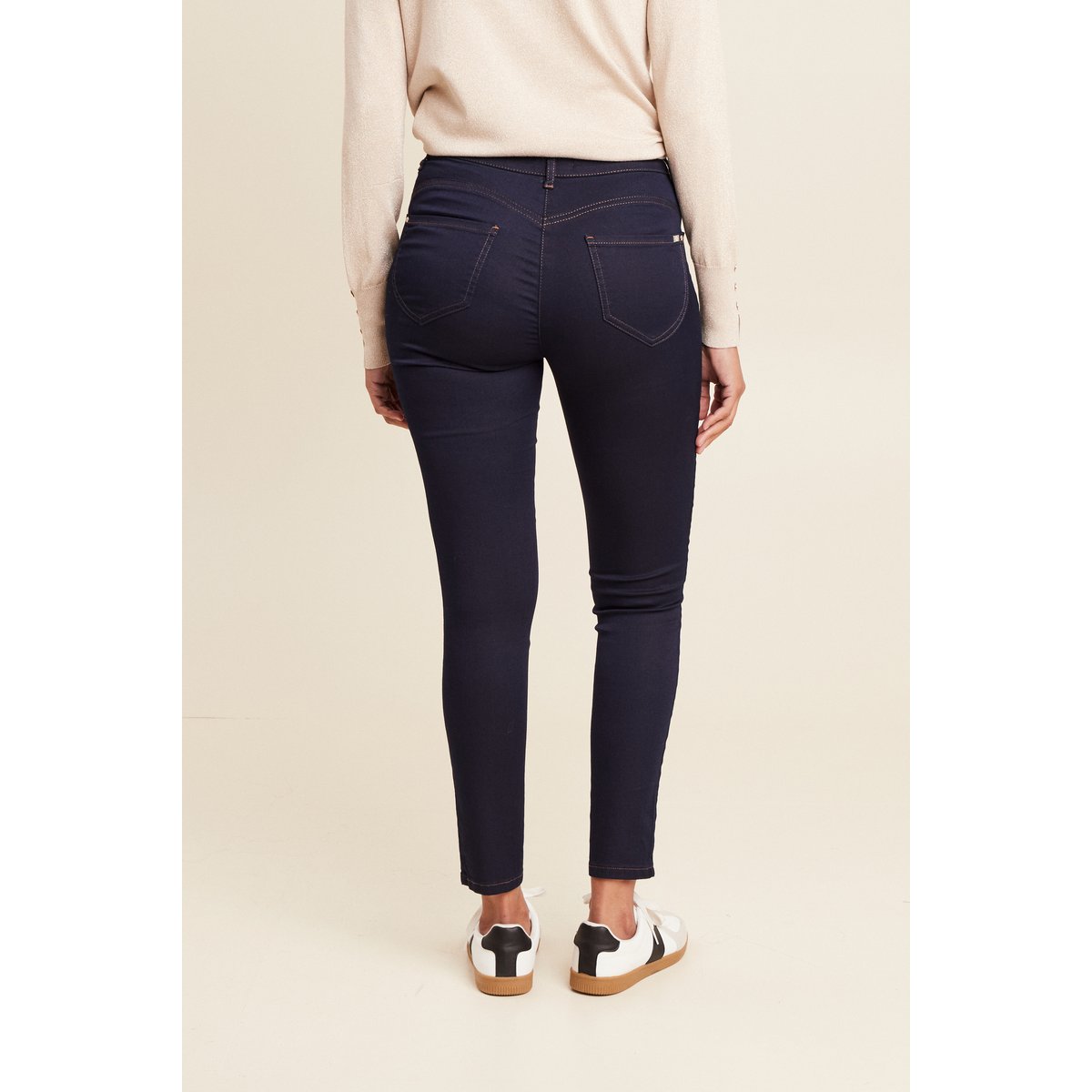 Jeans léger taille standard 7/8ème denim brut, BREAL