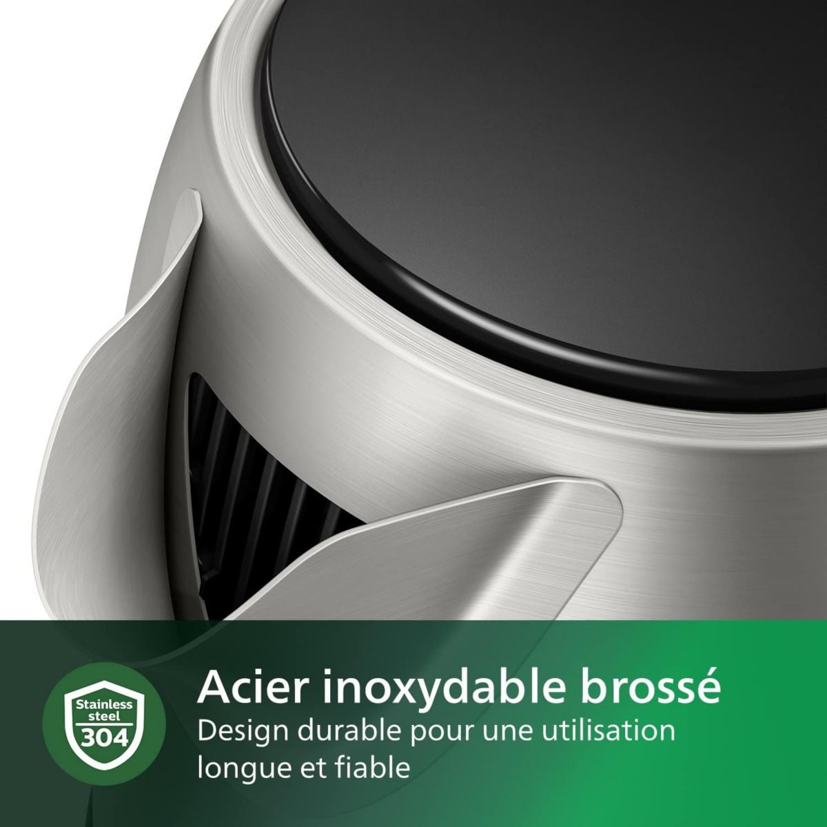 Bouilloire HD9350/90 Bouilloire électrique Métal 1.7L, 2200W argent, PHILIPS