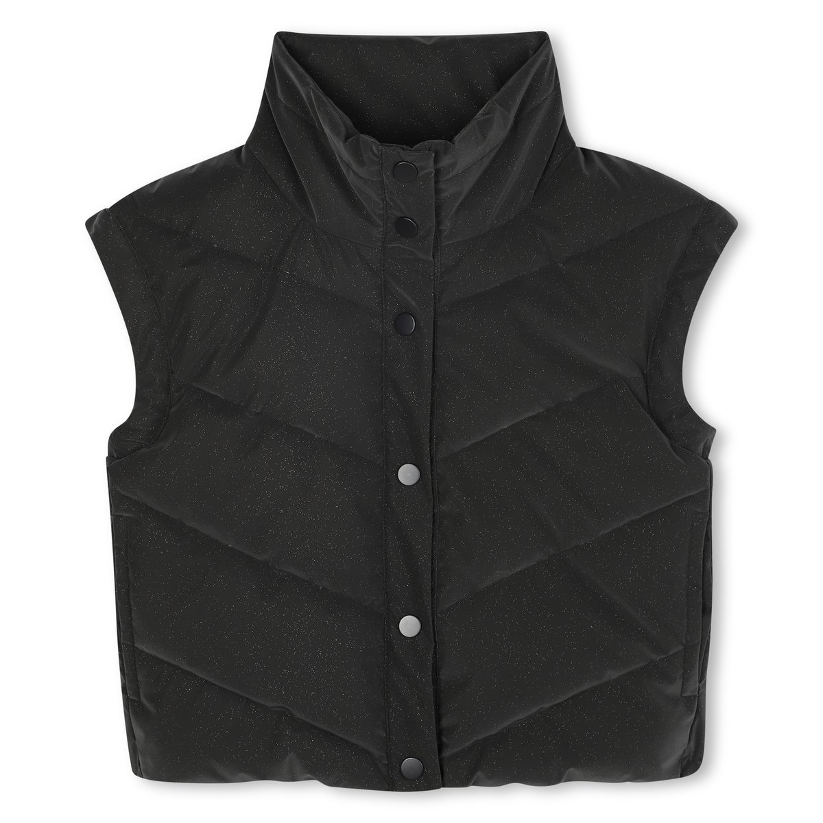 Veste en duvet sans manches pailletée dark grey, BILLIEBLUSH