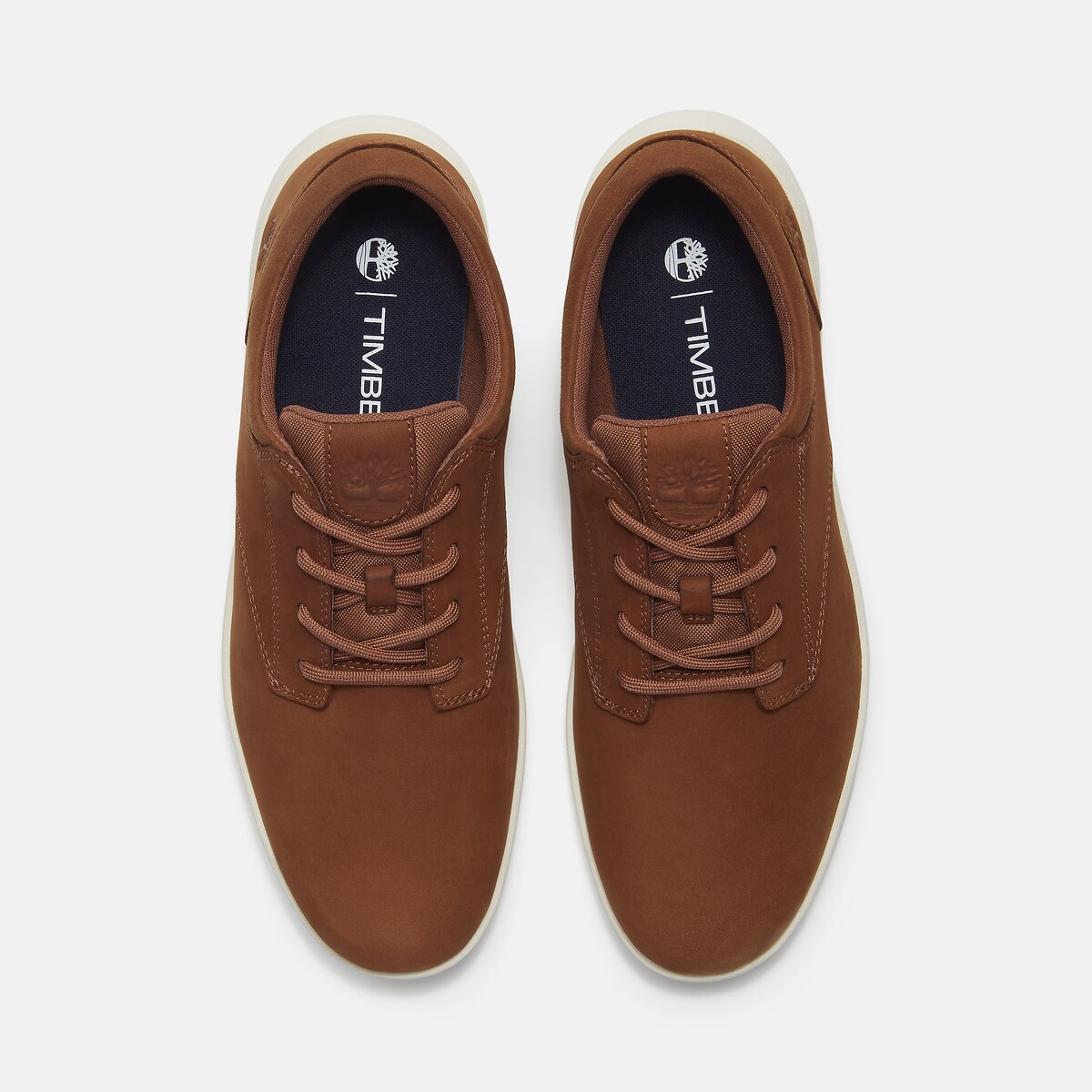 Baskets basses en cuir Parker Street marron, TIMBERLAND
