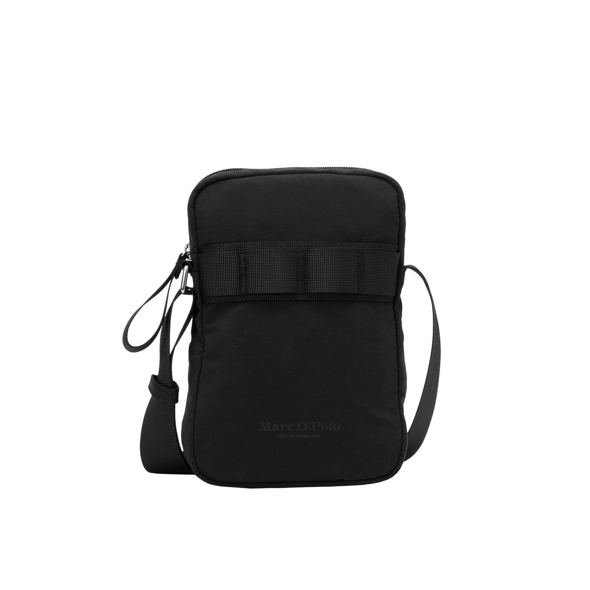 Sac à bandoulière modèle Lore petit format en polyamide recyclé noir, MARC O'POLO