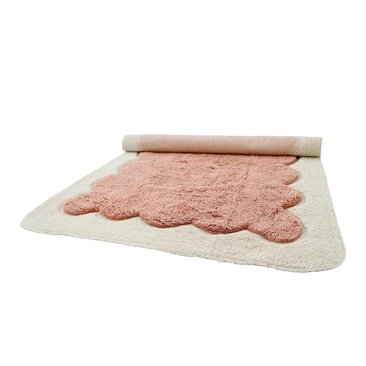 Tapis Alfonsina Blush couleur unique, NATTIOT