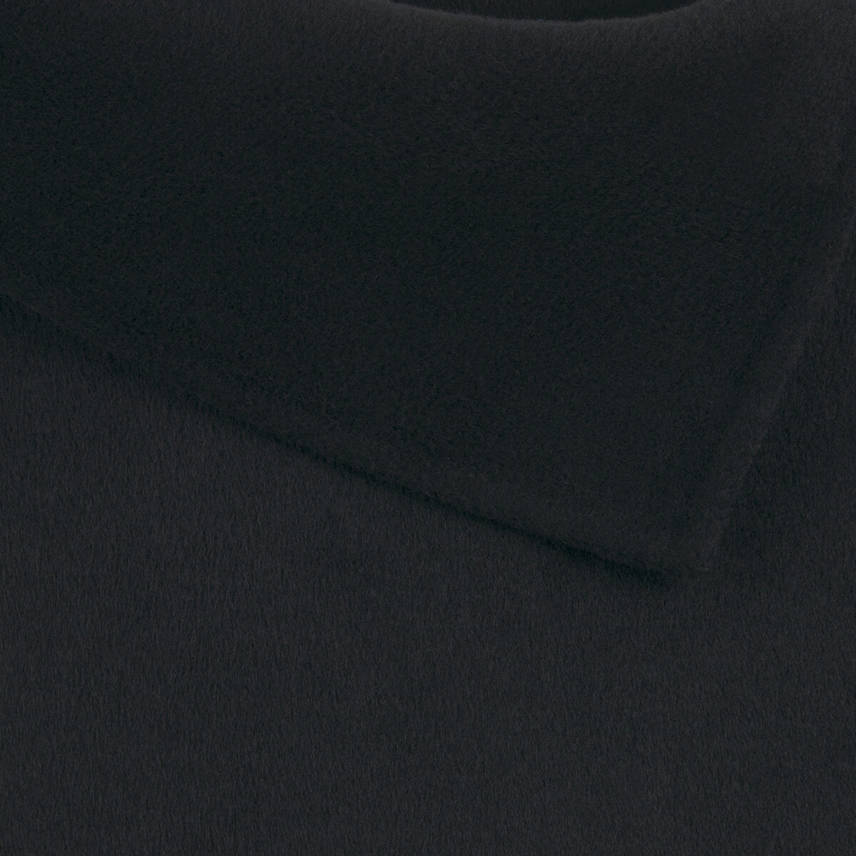 Fringed Bib in Wool Blend black, LA REDOUTE COLLECTIONS